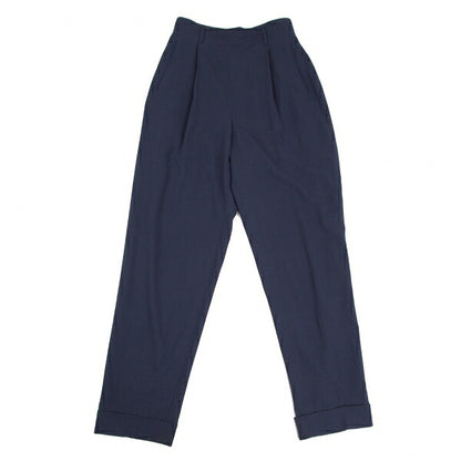 Jean Paul GAULTIER FEMME Wool Double Back Pants Blue Size 42