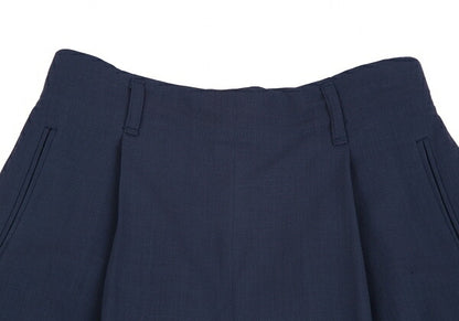 Jean Paul GAULTIER FEMME Wool Double Back Pants Blue Size 42