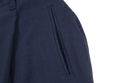 Jean Paul GAULTIER FEMME Wool Double Back Pants Blue Size 42