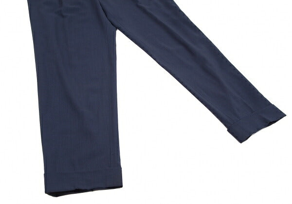 Jean Paul GAULTIER FEMME Wool Double Back Pants Blue Size 42