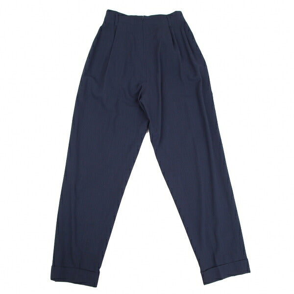 Jean Paul GAULTIER FEMME Wool Double Back Pants Blue Size 42
