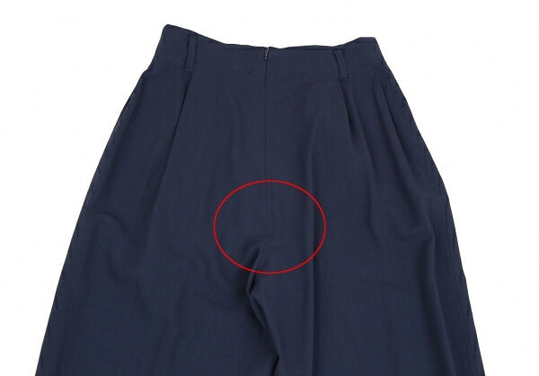 Jean Paul GAULTIER FEMME Wool Double Back Pants Blue Size 42