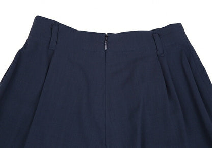 Jean Paul GAULTIER FEMME Wool Double Back Pants Blue Size 42