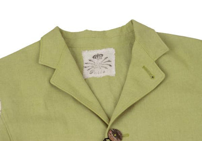 Jean Paul GAULTIER FEMME 2-Way Linen Jacket Green Size 42