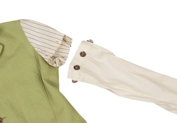 Jean Paul GAULTIER FEMME 2-Way Linen Jacket Green Size 42