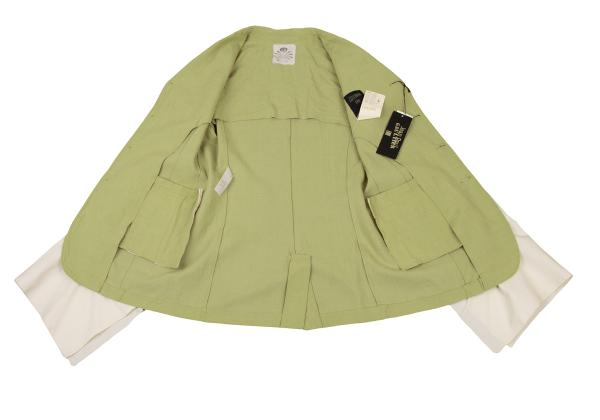 Jean Paul GAULTIER FEMME 2-Way Linen Jacket Green Size 42