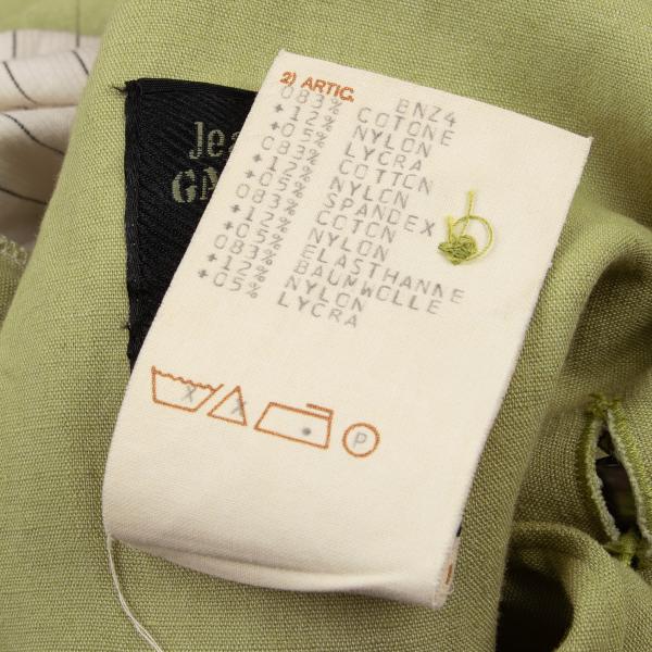 Jean Paul GAULTIER FEMME 2-Way Linen Jacket Green Size 42