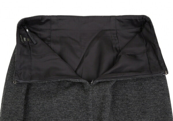 Jean Paul GAULTIER FEMME Embroidered Wool Skirt Gray Size 40