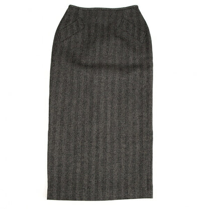 Jean Paul GAULTIER FEMME Herringbone Skirt Gray Size 40