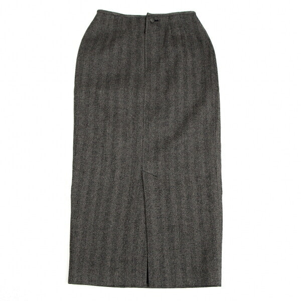 Jean Paul GAULTIER FEMME Herringbone Skirt Gray Size 40
