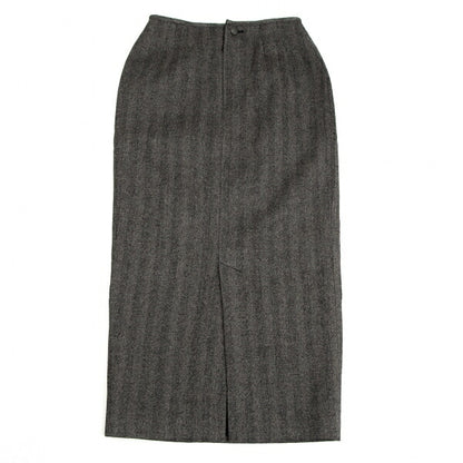 Jean Paul GAULTIER FEMME Herringbone Skirt Gray Size 40