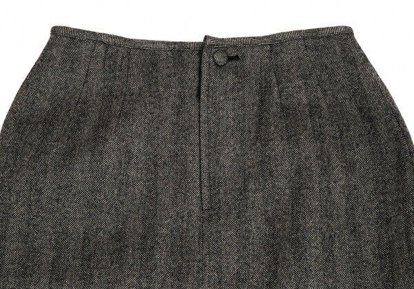 Jean Paul GAULTIER FEMME Herringbone Skirt Gray Size 40