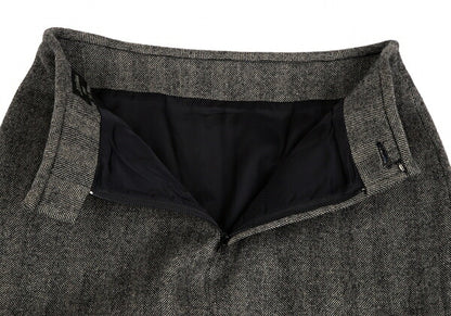 Jean Paul GAULTIER FEMME Herringbone Skirt Gray Size 40