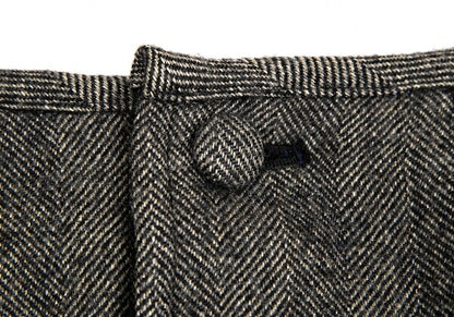 Jean Paul GAULTIER FEMME Herringbone Skirt Gray Size 40