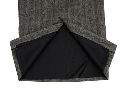 Jean Paul GAULTIER FEMME Herringbone Skirt Gray Size 40