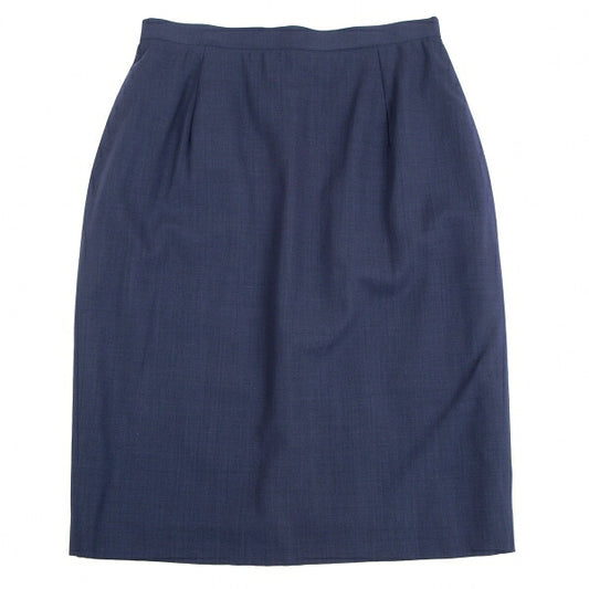 Jean Paul GAULTIER FEMME Wool Slit A-Line Skirt Blue Size 42