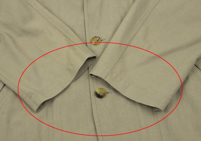 COMME des GARCONS HOMME PLUS Beige Dyed Cotton Jacket Size M