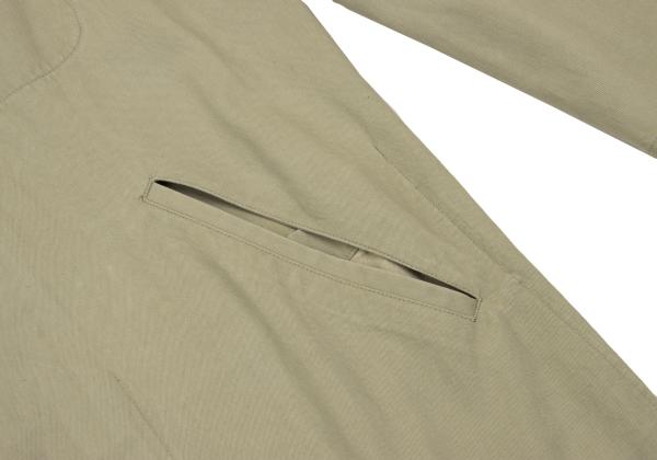 COMME des GARCONS HOMME PLUS Beige Dyed Cotton Jacket Size M