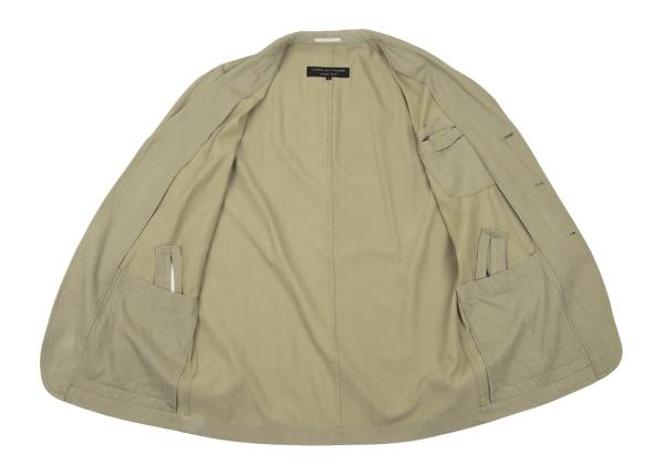 COMME des GARCONS HOMME PLUS Beige Dyed Cotton Jacket Size M