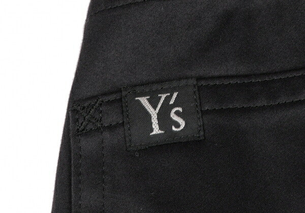 Y's Cotton Glossy Painter Sarouel Pants Black Size 2