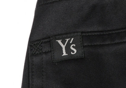 Y's Cotton Glossy Painter Sarouel Pants Black Size 2