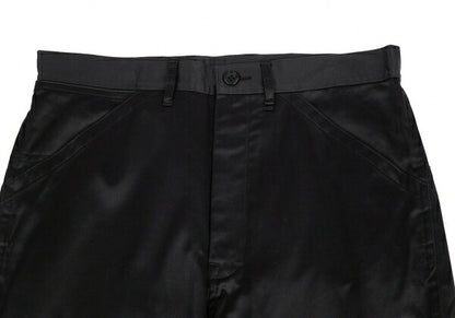 Y's Cotton Glossy Painter Sarouel Pants Black Size 2