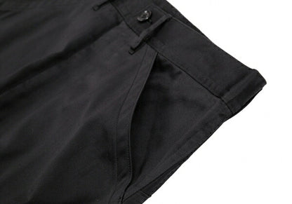 Y's Cotton Glossy Painter Sarouel Pants Black Size 2
