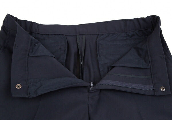 Papas Poly Numbering Tapered Pants Navy Size LL