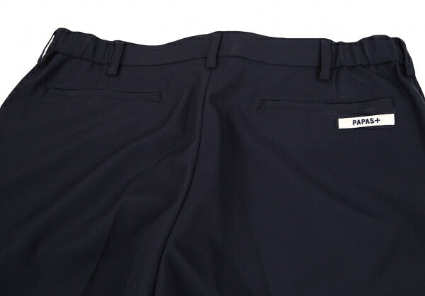 Papas Poly Numbering Tapered Pants Navy Size LL