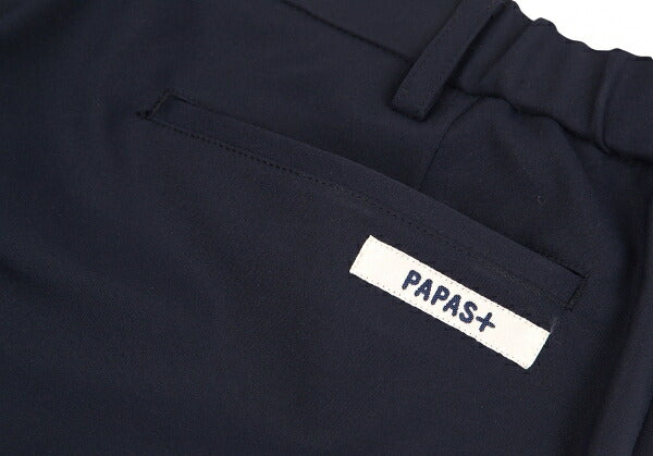 Papas Poly Numbering Tapered Pants Navy Size LL