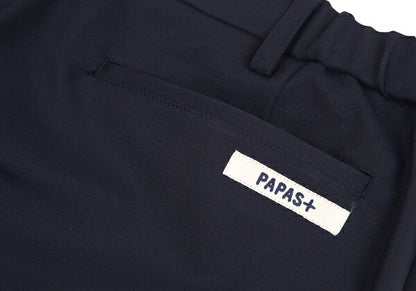 Papas Poly Numbering Tapered Pants Navy Size LL