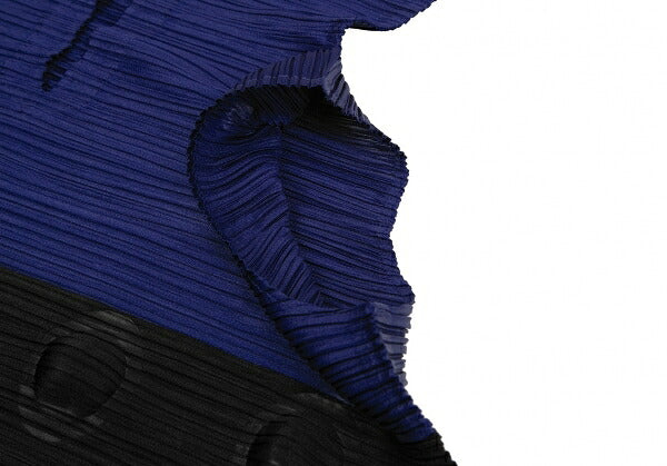 PLEATS PLEASE Circle Embossed Pleats Black Multi Dress Size 3