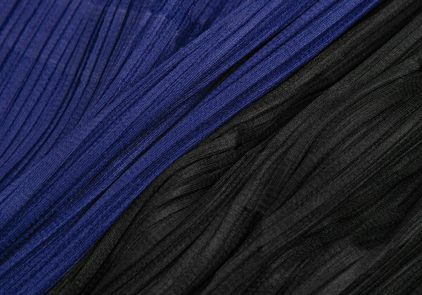 PLEATS PLEASE Circle Embossed Pleats Black Multi Dress Size 3