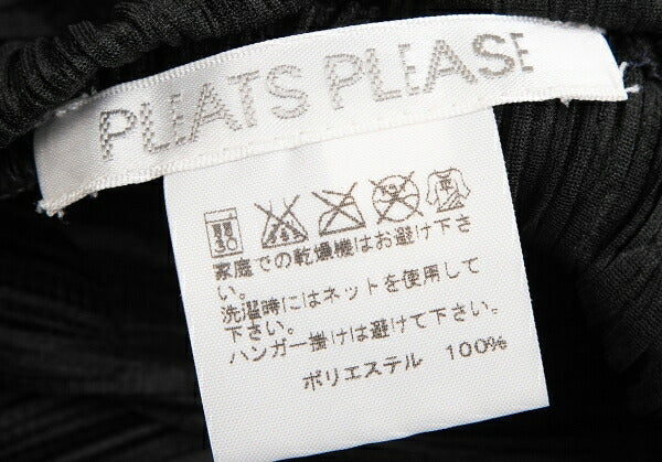 PLEATS PLEASE Circle Embossed Pleats Black Multi Dress Size 3