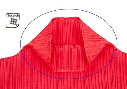 PLEATS PLEASE Reflector Print Pleats High Top Red Size F