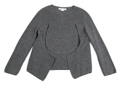COMME des GARCONS 19AW Cutting Design Sweater Gray Size M