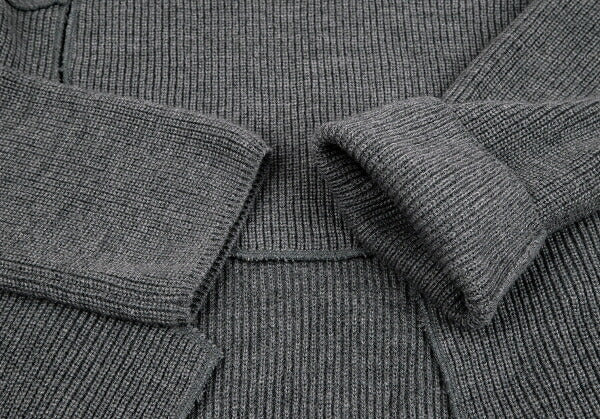 COMME des GARCONS 19AW Cutting Design Sweater Gray Size M