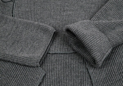 COMME des GARCONS 19AW Cutting Design Sweater Gray Size M