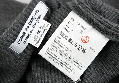 COMME des GARCONS 19AW Cutting Design Sweater Gray Size M