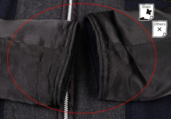 COMME des GARCONS HOMME DEUX Mixed Hooded Jacket Size S