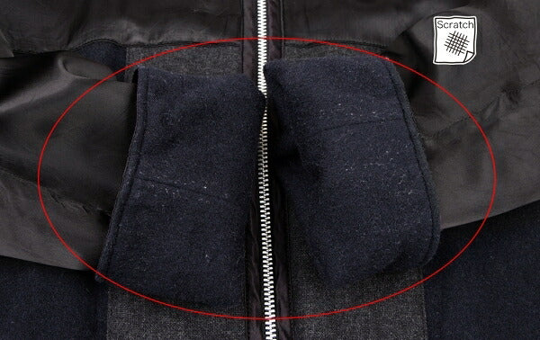 COMME des GARCONS HOMME DEUX Mixed Hooded Jacket Size S