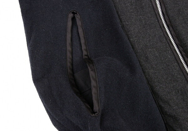 COMME des GARCONS HOMME DEUX Mixed Hooded Jacket Size S