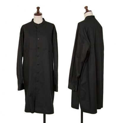 Y's BANG ON Cotton Twill Long Button-Up Black Size 2