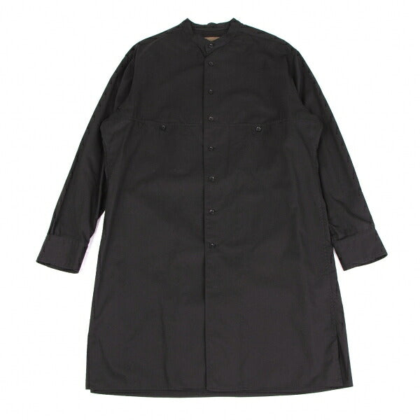 Y's BANG ON Cotton Twill Long Button-Up Black Size 2