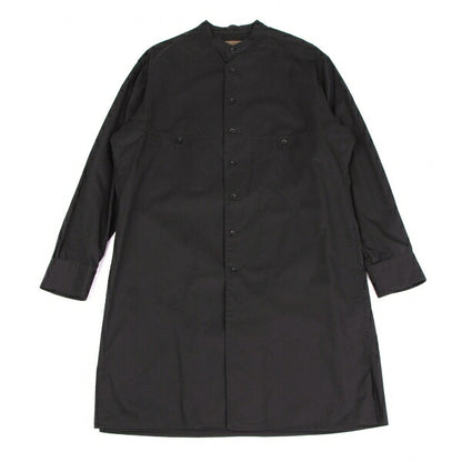 Y's BANG ON Cotton Twill Long Button-Up Black Size 2