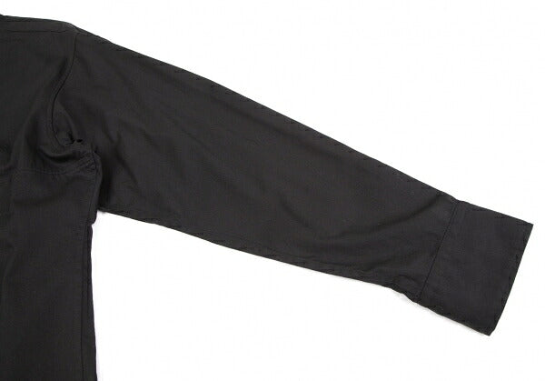 Y's BANG ON Cotton Twill Long Button-Up Black Size 2