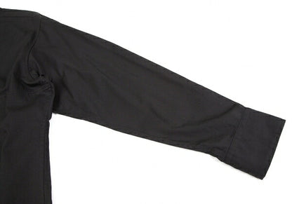 Y's BANG ON Cotton Twill Long Button-Up Black Size 2