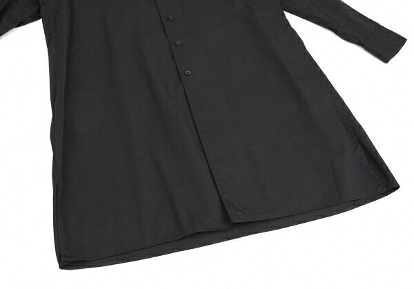 Y's BANG ON Cotton Twill Long Button-Up Black Size 2