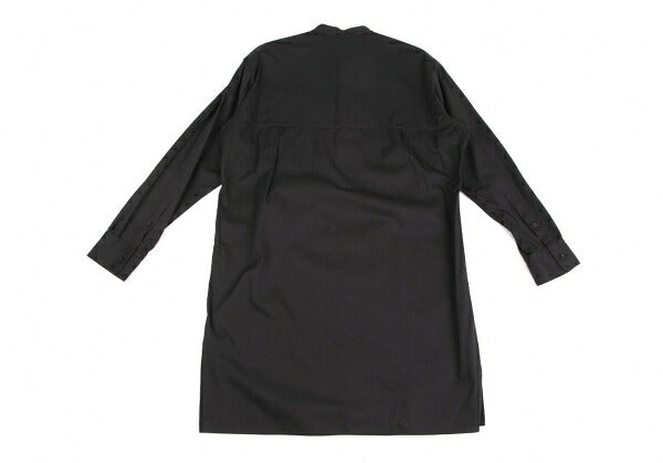 Y's BANG ON Cotton Twill Long Button-Up Black Size 2