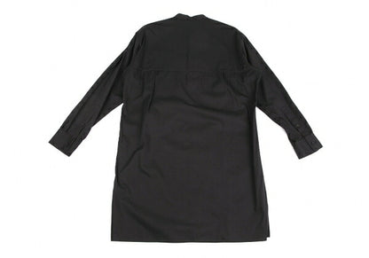 Y's BANG ON Cotton Twill Long Button-Up Black Size 2